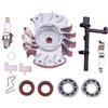 LIWaaGe Adatto for parti del volano della motosega MS180 MS170 018 017, inclusi cuscinetti 'albero motore, paraoli, molle di contatto 'albero 'interruttore, ecc.