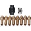 plplaaoo Drill Chuck Collet Set Keyless Apter Attatore Rotary Tool Collet do per Metal Sturdy High Stability 8 Dimensioni 1/32in a 1/8in