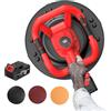 DOZPAL Macchina elettrica per intonacatura da parete, levigatrice portatile per pareti in cemento, con display LCD e 9 velocità regolabili, strumenti per lisciare intonaci da parete