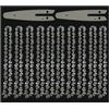 DORFEY Lama for motosega da 4/6/8 pollici for taglio di legno 1/4LP calibro 0,043 28/37/45DL Mini catene for motosega Catene elettriche di ricambio(Chain Guide Set8,4 inch)