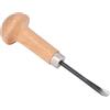 Ycauty Scalpello per Intaglio del Legno Utensile Durevole per Sgorbia per Intagliare e Spalare Finemente, Lama in Acciaio con Manico in Faggio per la Lavorazione del Legno