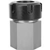 ANKROYU Pinza ER32 Blocco Mandrino con codolo quadrato Acciaio per utensili ad alta precisione Accessori per fresatrici per tornio CNC Durevole Argento Nero Diametro esterno 50 mm