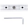 DIRBAK Stazione di Reballing BGA Porta Stencil Riscaldato Direttamente Strumento di Rilavorazione Chip Professionale per Riparazione BGA e Reballing in Lega di Alluminio 75x20x11mm (Argento aggiornato)