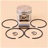 DORFEY Kit fasce elastiche pistone da 38 mm adatto for motore motosega S-t-i-H-L 018 MS180, parti motore adatte perno da 10 mm OEM 11300302004, 1130 030 2004