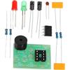 NUOBESTY Kit di Apprendimento Pratico Elettronico Ne555 Multivibratore Astabile Doppio Lampeggiatore Led, Circuito Timer per Saldatura Fai da Te, Risorsa Didattica per Studenti, Set da 3