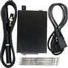 AUBEST Stazione di saldatura, T12 Saldatura Digital Station Electronic Salding Iron OLED 1. 3 pollici con manico in metallo nero e punte di ferro T12(SET5)