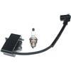 VCDXZCO Ignition Coil Spark Plug For S-t-i-h-l FC75 FC85 FH75 FR85 FS75 FS80 FS85 HL75 HS75 HS85 HT70 HT85 KM85 KW85 KR85 SP85 41374001350