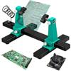 Generic Supporto per circuiti stampati, 300 x 125 mm, regolabile, comodo, morsetto per scheda madre in metallo PP con presa sicura, supporto di saldatura con rotazione a 360° per morsetto, stampante, circuito