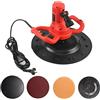 Himopuer Levigatrice elettrica for muri 1280W Lucidatrice for malta cementizia Cazzuola elettrica industriale for calcestruzzo 6 velocità regolabili(1Batterie)