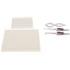 Generic Kit di Tavola di Saldatura di Gioielli, Pinzette di Saldatura Professionale Pinzette di Blocco Inversa 5pc per la Produzione di Gioielli