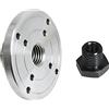 DOMELA Flangia, Piastra Frontale Mandrino Tornio Legno 1 Pollice X 8TPI / M18 X 2,5 / M33 X 3,5 Mandrino Fresatura Piastra Flangia Filettatura for Utensili Tornitura Legno (Colore : 50mm-M18x2.5) (Color : 1