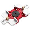 Uadme Dima per Fresatrice per Connettori Invisibili, 2 in 1 Attrezzo per Scanalature Connettori Legno, Alluminio Locatore di Precisione per Scanalature Legno