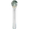 Rhodius Punta di fresatura in metallo duro Forma D HF D TOP, 9,6 x 8,0 x 6,0 x 54, confezione: 1