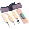 UKCOCO Kit Di Utensili Da Falegname Set Di 5 Scalpelli Per Intaglio Del Legno - Impugnatura Comoda