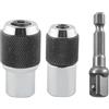 Xuancai Chiave a cricchetto ergonomica a doppia funzione Mandrini 3/8 Drive 65 mm Estensione in acciaio al carbonio per strumento professionale Lavorazione precisa Kit chiave rubinetto