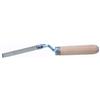 Aqbau Cazzuola per fughe in legno, 270 x 50 x 14 mm, in acciaio inox, legno, argento, marrone