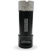 DT-DIATOOL Punte per Trapano Diamantate 25mm per Perforazione a Secco Piastrelle Porcellana Marmo Ceramica Granito Lunghezza 75mm