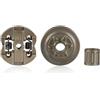 GTWSQQ Cuscinetto ad aghi del coperchio della frizione del tamburo della frizione adatto for pezzi di ricambio for seghe a catena cinesi 2500 25cc(1pc Clutch Drum)