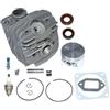 LIWaaGe Adatto for 034 034AV 034 Supper MS340 MS340 Supper Kit cilindro pistone da 48 mm 11250201209 11250201 200