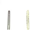 ZHLWei Barra guida for motosega da 8 pollici e set di catene for sega 45 Sega elettrica a maglie di trasmissione 1/4''P for sega elettrica senza spazzole Catena di ricambio for taglierina for legno