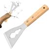LearnLyrics Spatola Stucco Plastica - Raschietto Vetro Con, Set Di Strumenti Per Rimuovere Vernice E Carta Da Parati, Spatole in Acciaio Inossidabile Per Intonacare, Riempire Mastice E Finitura Liscia