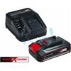 Einhell pxc starter kit batteria 18v 2,5ah + caricabatteria