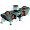 GARDENA distributore a 4 vie con innesti rapidi per rubinetti da 3/4-1 in blister (8194-20)