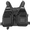 AMONIDA Gilet Pesca, Gilet da Pesca Tasche Multiple, Poliestere Gilet Multitasche Gilet Caccia per la Pesca a Mosca