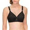 Playtex REGGISENO PLAYTEX ART 165 CRISS CROSS NERO BIANCO BEIGE COPPA B IN PIZZO DALLA TG 34 ALLA 44 (Nero - 36)