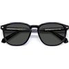 Polaroid Pld 4117/g/s/x 807/M9 BLACK Sunglasses Men's Acetate, Standard, 55