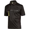 U-POWER DON'T WORRY... BE HAPPY! U-POWER | Polo da Lavoro Uomo Manica Corta LIBRA, in Tessuto Termoregolatore, Con Tasca Zip, 100% poliestere