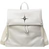 DEERWORD Donna Borse a Zaino Borsa a Zainetto Elegante Tracolla Zaini Firmate Marca Zainetti Antifurto PU pelle 80126 1 pz Bianco