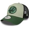 New Era Cappellino 9FORTY A-Frame Trucker MoneyGram Haas F1 Verde scuro Taglia Unica Adulto
