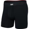 SAXX Underwear Co. Slip da uomo ultra super morbido Fly, nero, Medium