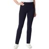 Gloria Vanderbilt Pull on Tummy Slimmer Trouser Pant Standard Pantaloni, Affare di Mezzanotte, 36 Donna