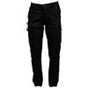 JRC 993601 France Lady Pantalone Jeans da Donna Elasticizzato Misto Cotone Poliestere Tessuto Prelavato Tasche Nero (XS)