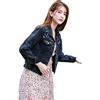 DianShaoA Donna Casual Giacche di Jeans Ragazze Manica Lunga Outerwear Giubbino Denim Blu 3XL
