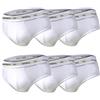 Umbro Set 6 Pezzi Slip Uomo in Cotone Elasticizzato Art. 700 (Bianco, 5/L)