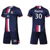 LAIFU Calcio Maglia Personalizzabile Kit Calzettoni e Ginocchiere , Unisex - Adulto e Bambino kit Maglia (manica corta bianca)