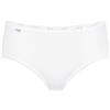 Sloggi Slip Basic Midi Cotone Elasticizzato, 3/42, Bianco