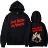 Tuboshu Anuel AA Stampato Felpa con Cappuccio Reale Hasta La Muerte Tuta Casuale Pullover Cappotto per Donne Uomini