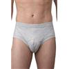 Kefrell Slip per Ernia Inguinale Contenitivo 100% Cotone, con Cuscinetti Destro e Sinistro Inclusi, Made in Italy (IT, Testo, M, Regular, Regular)
