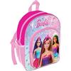 TDL Barbie Princess - Zaino per la scuola materna con tasca frontale laterale in rete, Multi, Taglia unica