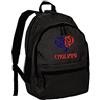 Tipolitografia Ghisleri Zaino ultras cuore stilizzato Cagliari tifosi calcio adulto bambino in nylon con tasche cerniera e spalline - prodotto personalizzato