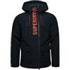 Superdry Ultimate Windcheater Giacca da uomo, Eclipse Navy/Bold Orange, S