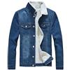VIVICOLOR Giacca di Jeans Foderata in Sherpa da Uomo Classiche Giacche di Jeans Vintage Sherpa Trucker con Tasca sul Petto