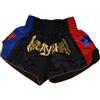 Zoegneer Pantaloncini sportivi bianchi e neri Muay Thai pantaloncini fitness Muay Thai per Thi Boxing MMA Kickboxing (L bianco)