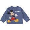 Disney Baby Disney - Felpa da bambino in pile Disney Topolino, 100% cotone, colore: blu, blu, 24 mesi