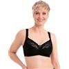 Rosa Faia Anita Eloise 5296 - Reggiseno da donna senza ferretto con coppa morbida, Nero , 4E