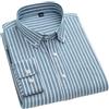 Adhdyuud, Camicia da uomo in 100% cotone Oxford, primaverile, casual, per ufficio, vestibilità regolare, manica lunga, 4XL